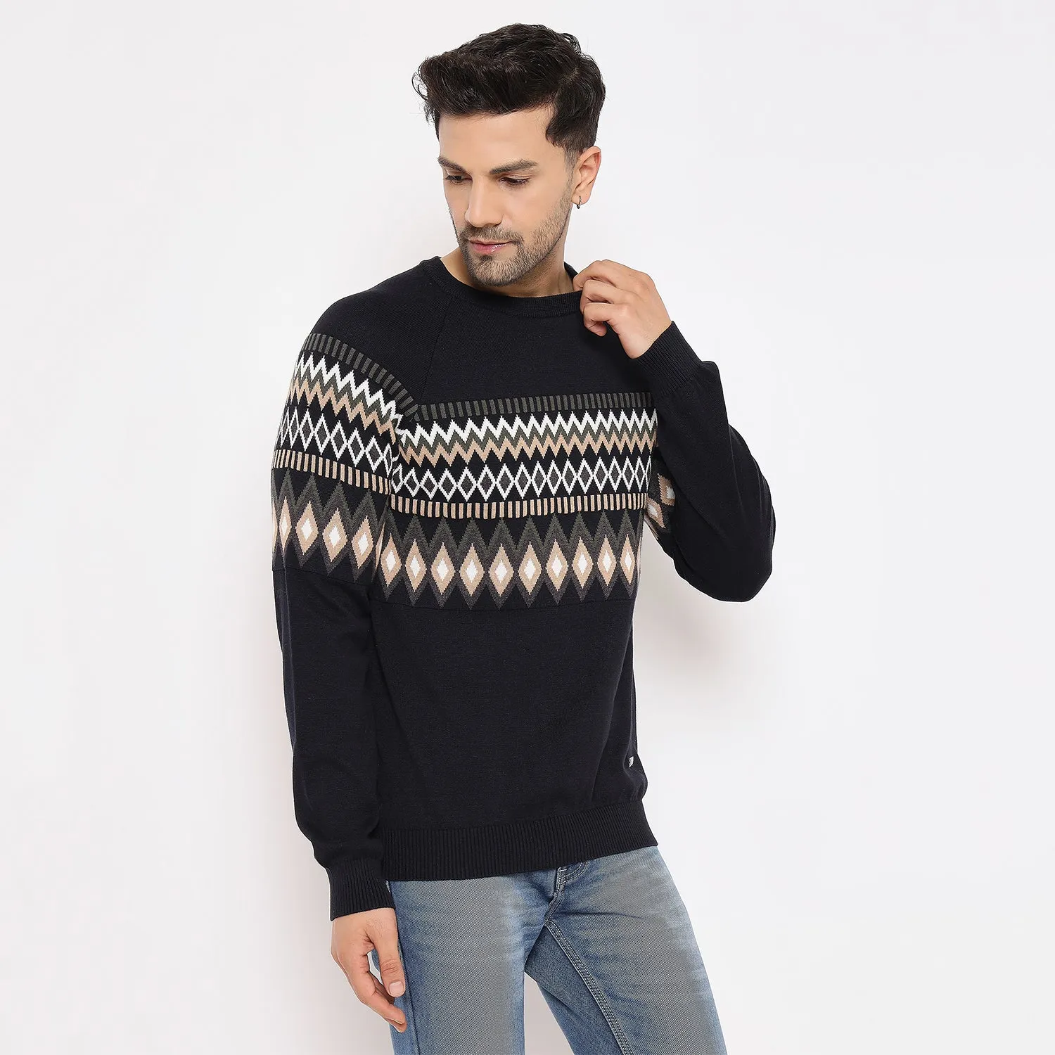 Duke Stardust Men Full Sleeve Round Neck Pullover (SDS2186)