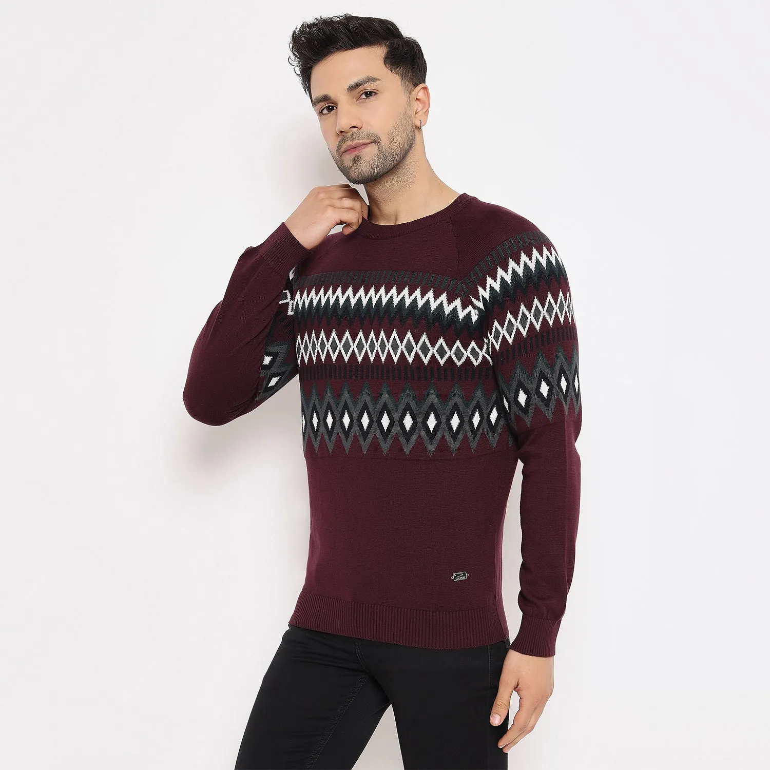 Duke Stardust Men Full Sleeve Round Neck Pullover (SDS2186)