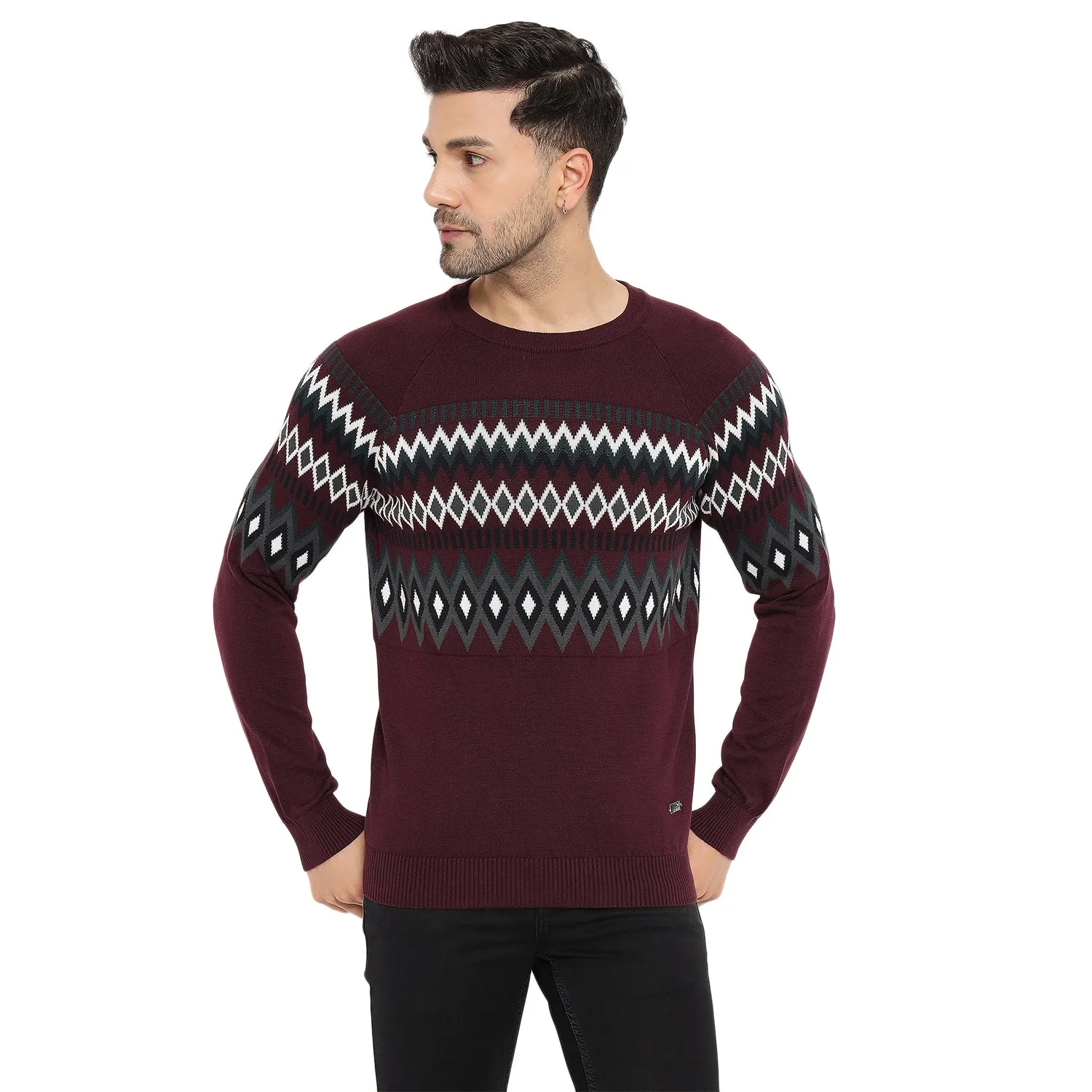 Duke Stardust Men Full Sleeve Round Neck Pullover (SDS2186)