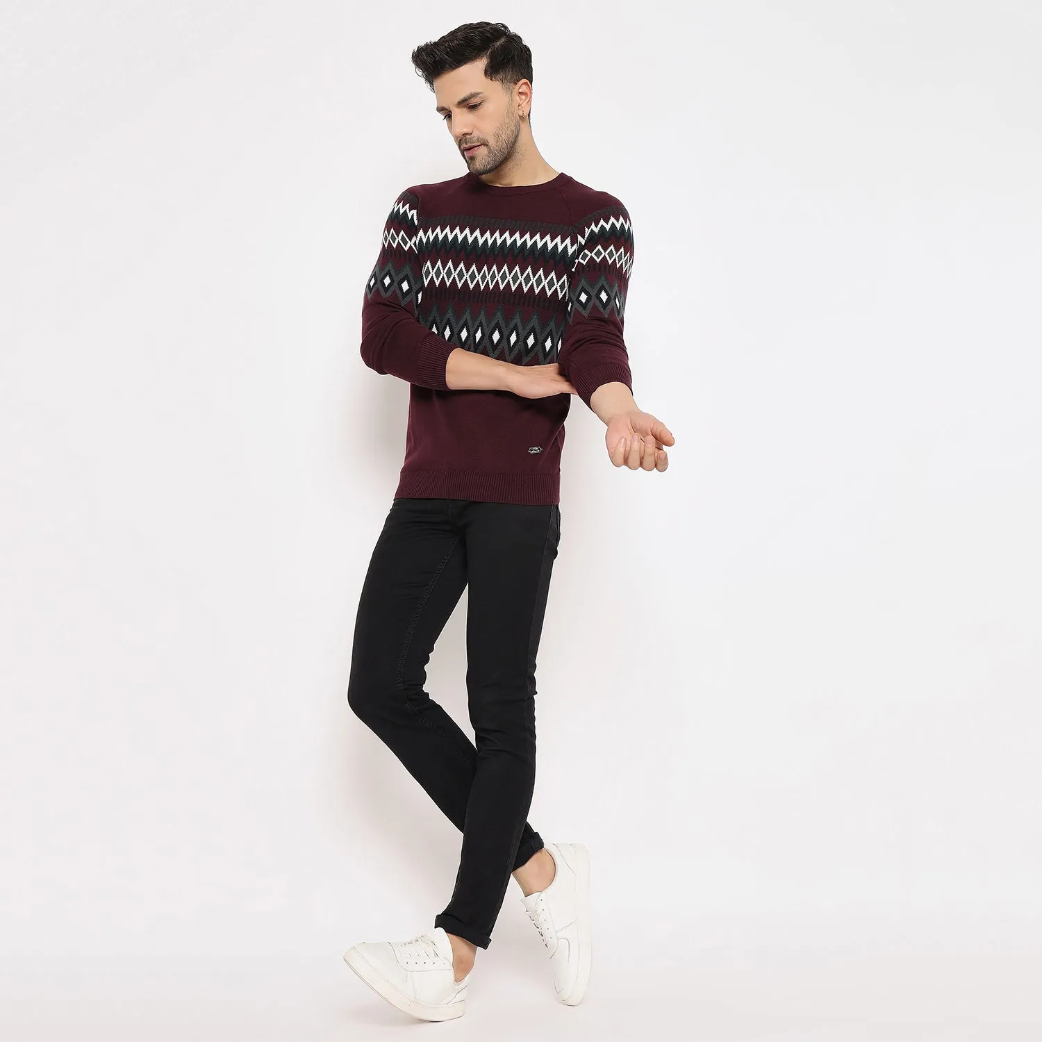 Duke Stardust Men Full Sleeve Round Neck Pullover (SDS2186)
