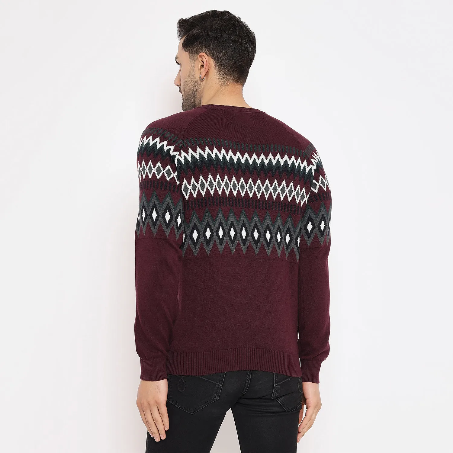 Duke Stardust Men Full Sleeve Round Neck Pullover (SDS2186)