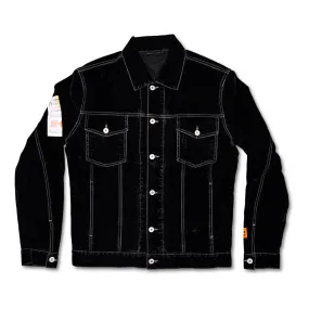 HERON PRESTON Label Flock Reg Jacket Black - XLARGE