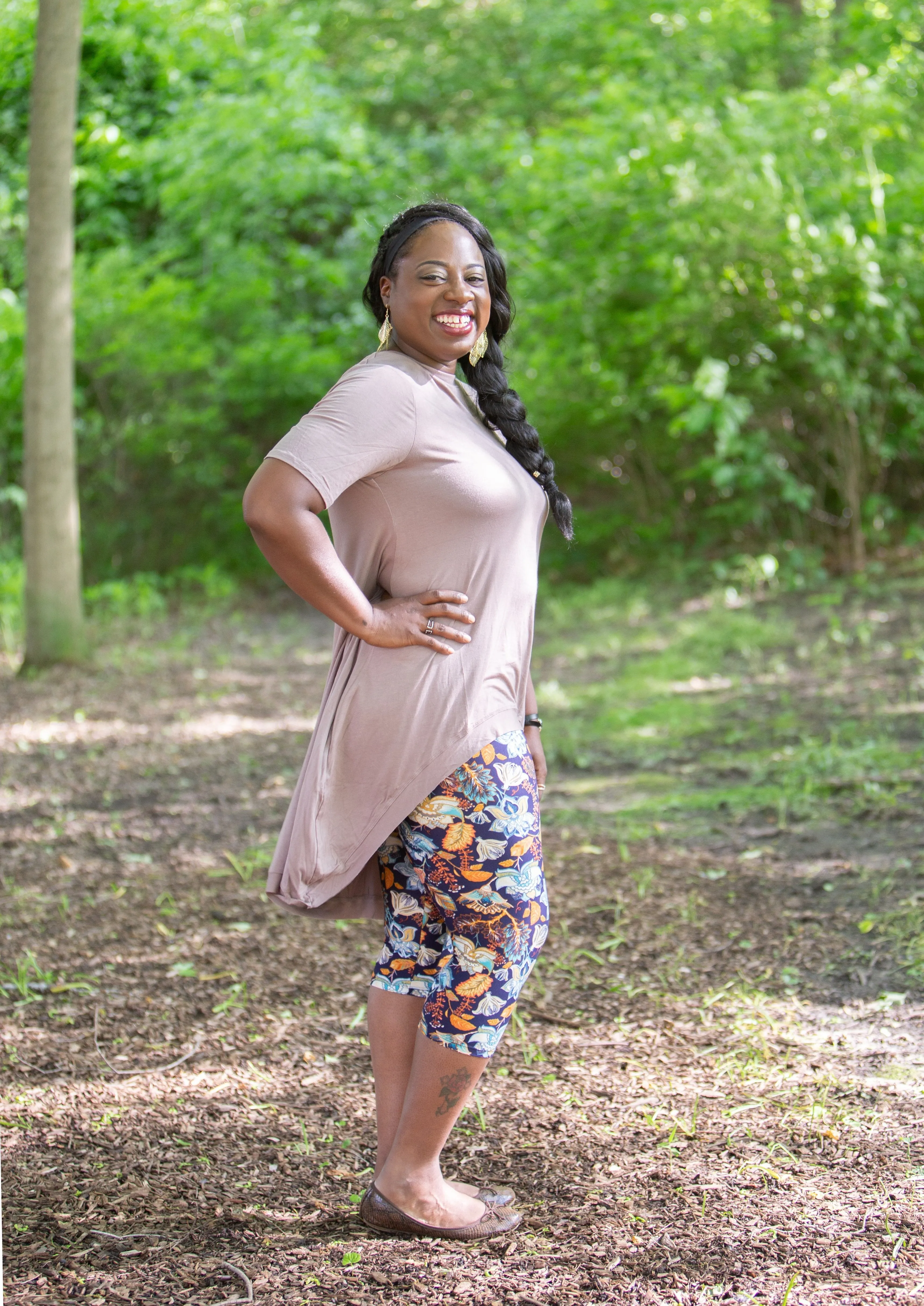 Jolene Hi-Low Taupe Grey Tunic