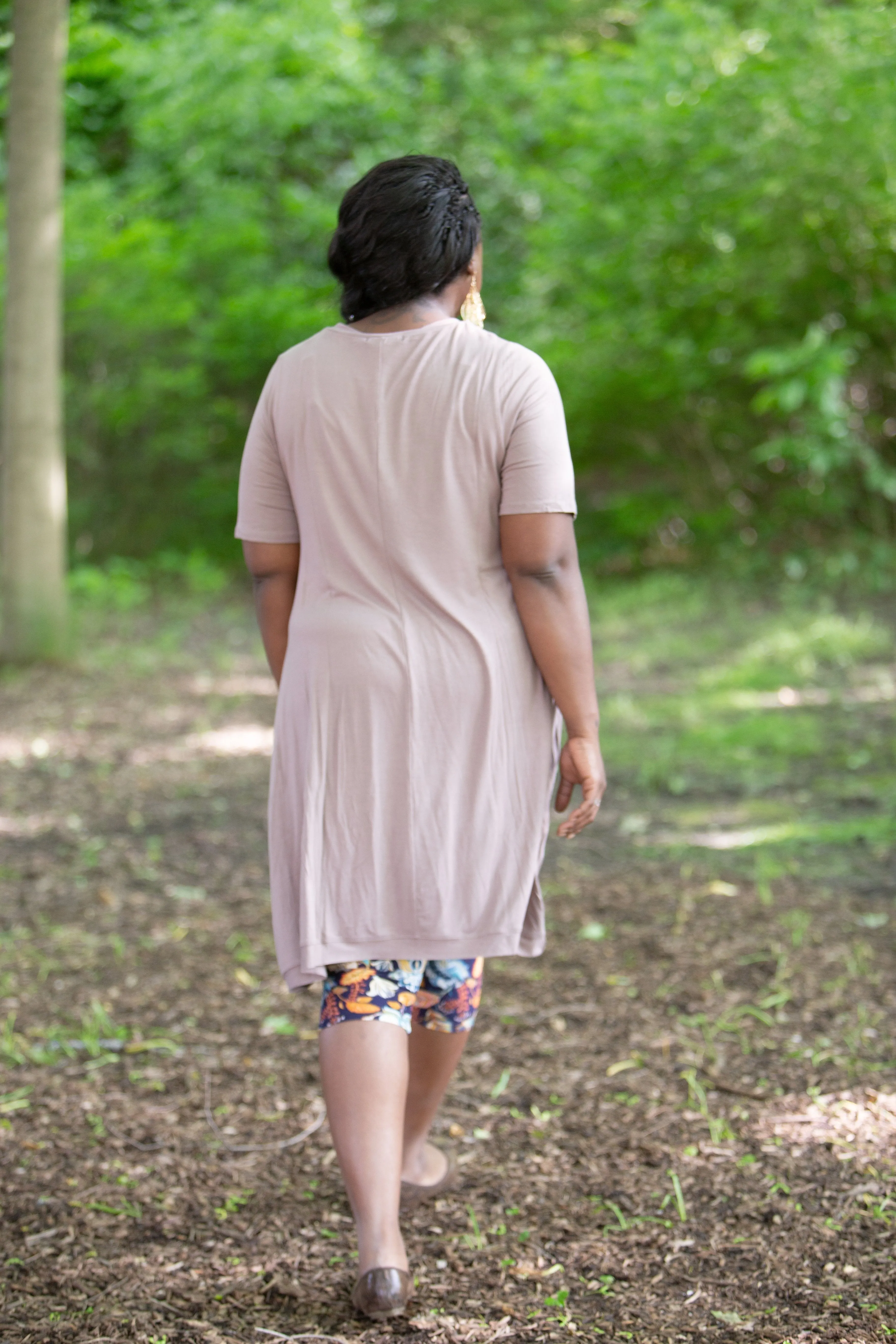 Jolene Hi-Low Taupe Grey Tunic