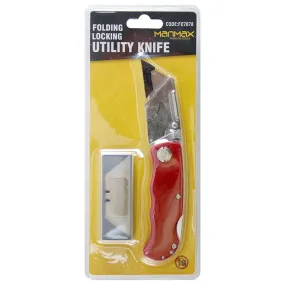 Manmax Folding Locking Utility Knife