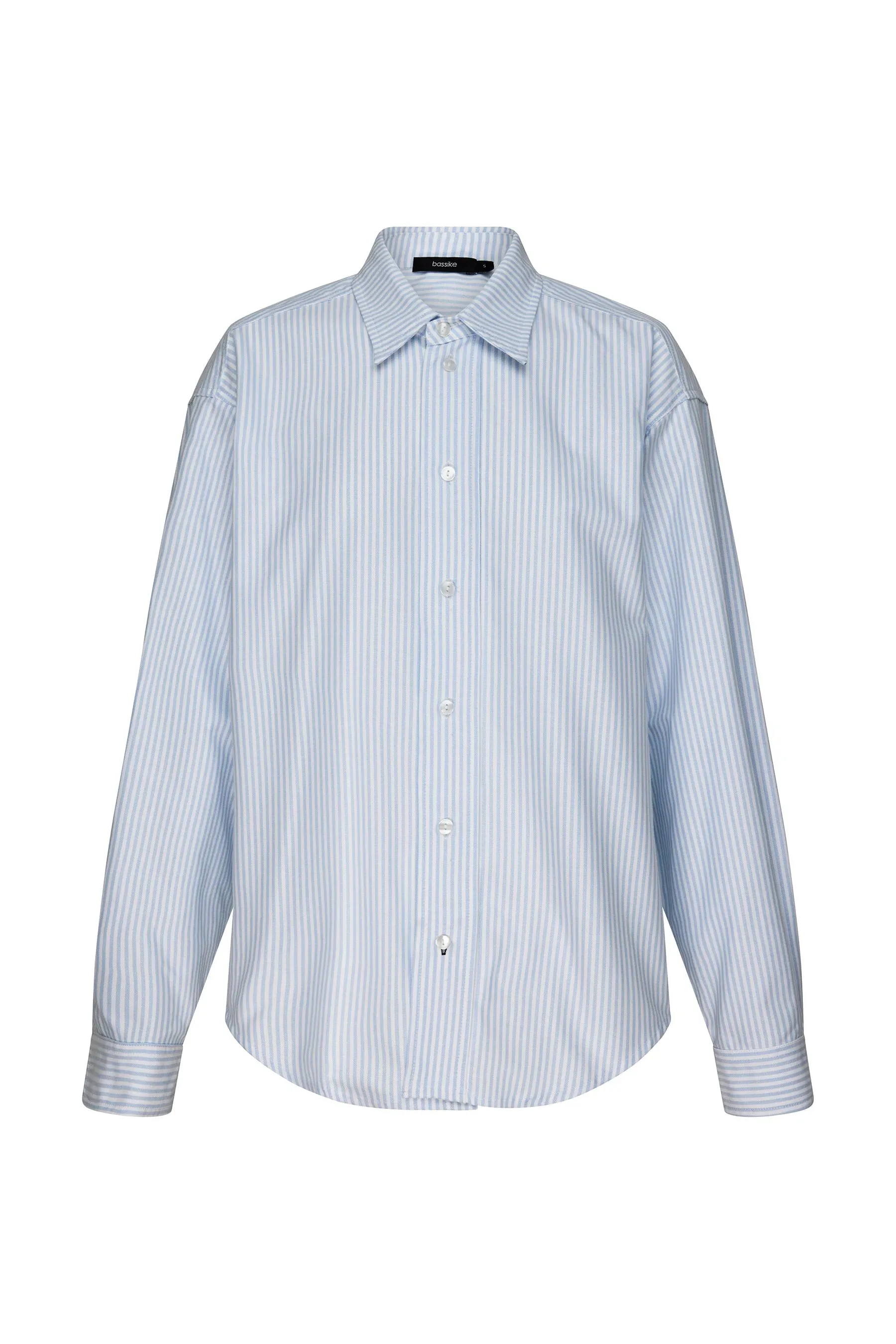 Oversized Universal Shirt | White and Pale Blue