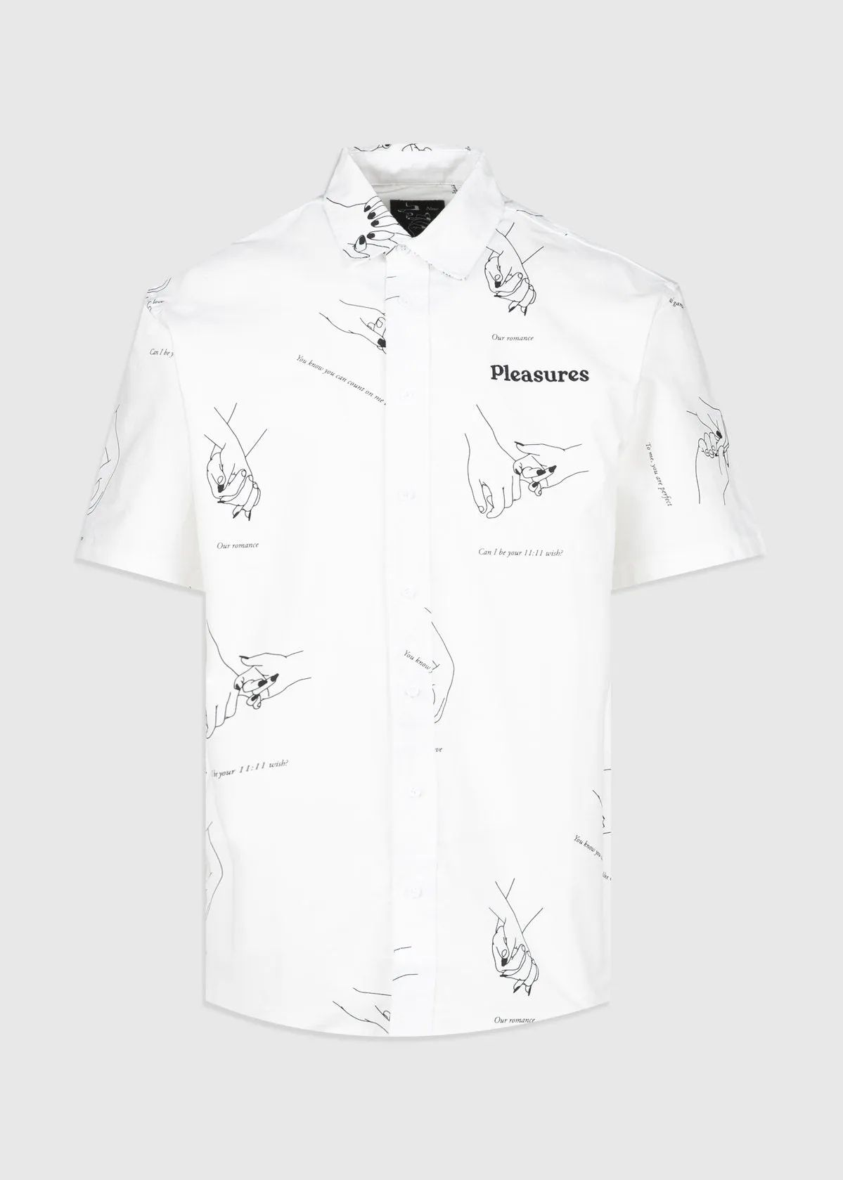 PLEASURES: HANDS BUTTON DOWN [WHITE]