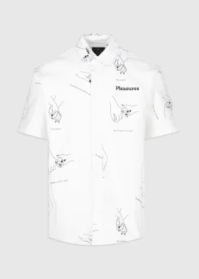 PLEASURES: HANDS BUTTON DOWN [WHITE]