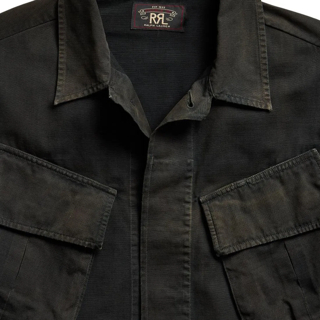 RRL by Ralph Lauren Thacker Pocket Overshirt Dark Grey