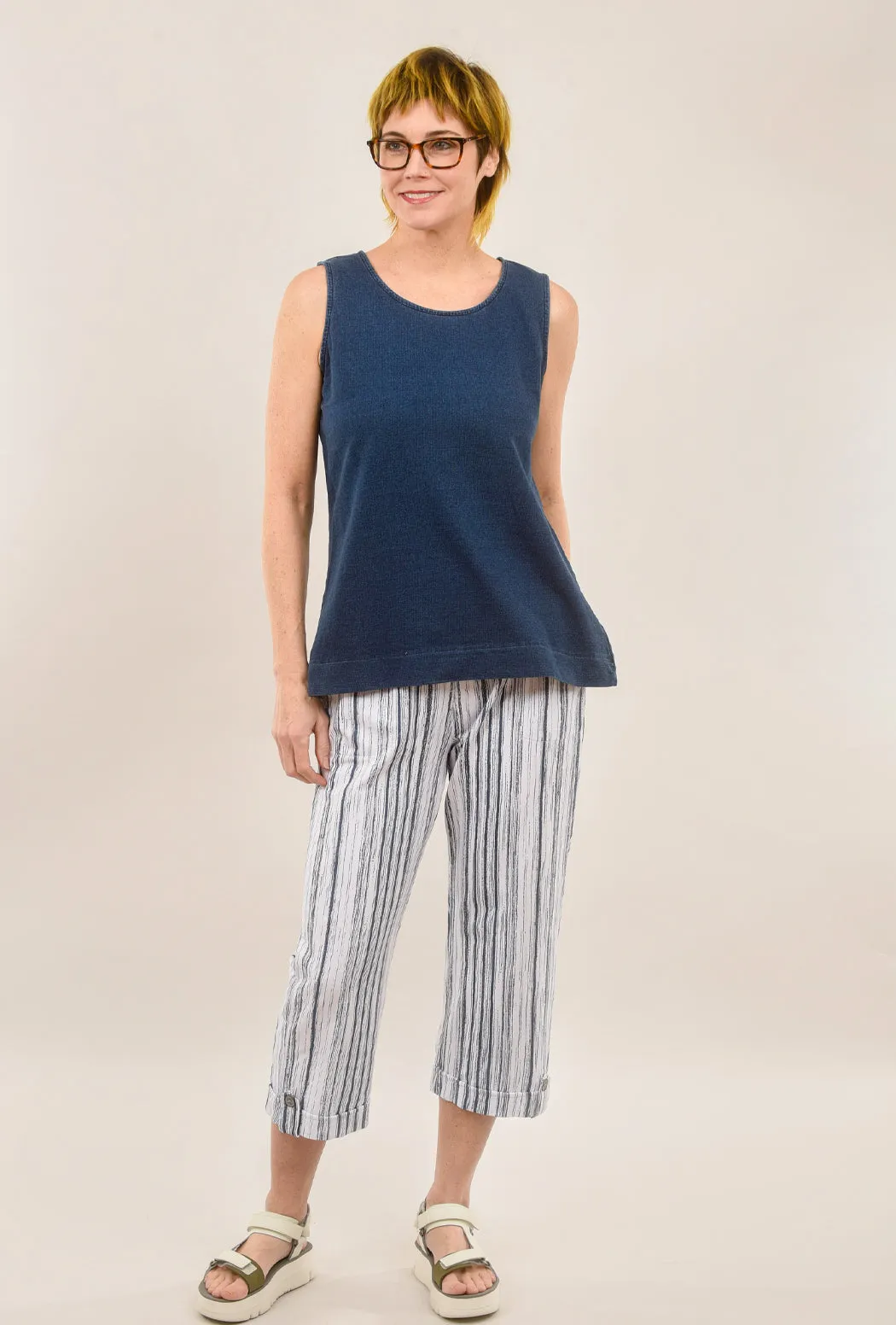 Seamless Tank, Navy