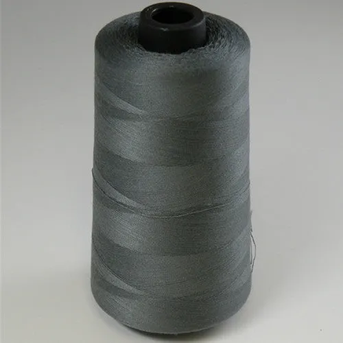 Spun Polyester in Dark Grey, 6000yd Spool