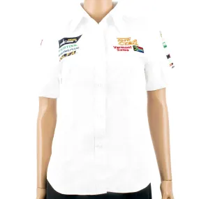 TORK CRAFT LADIES BLOUSE - WHITE 3/4 - 2X-LARGE TC00205